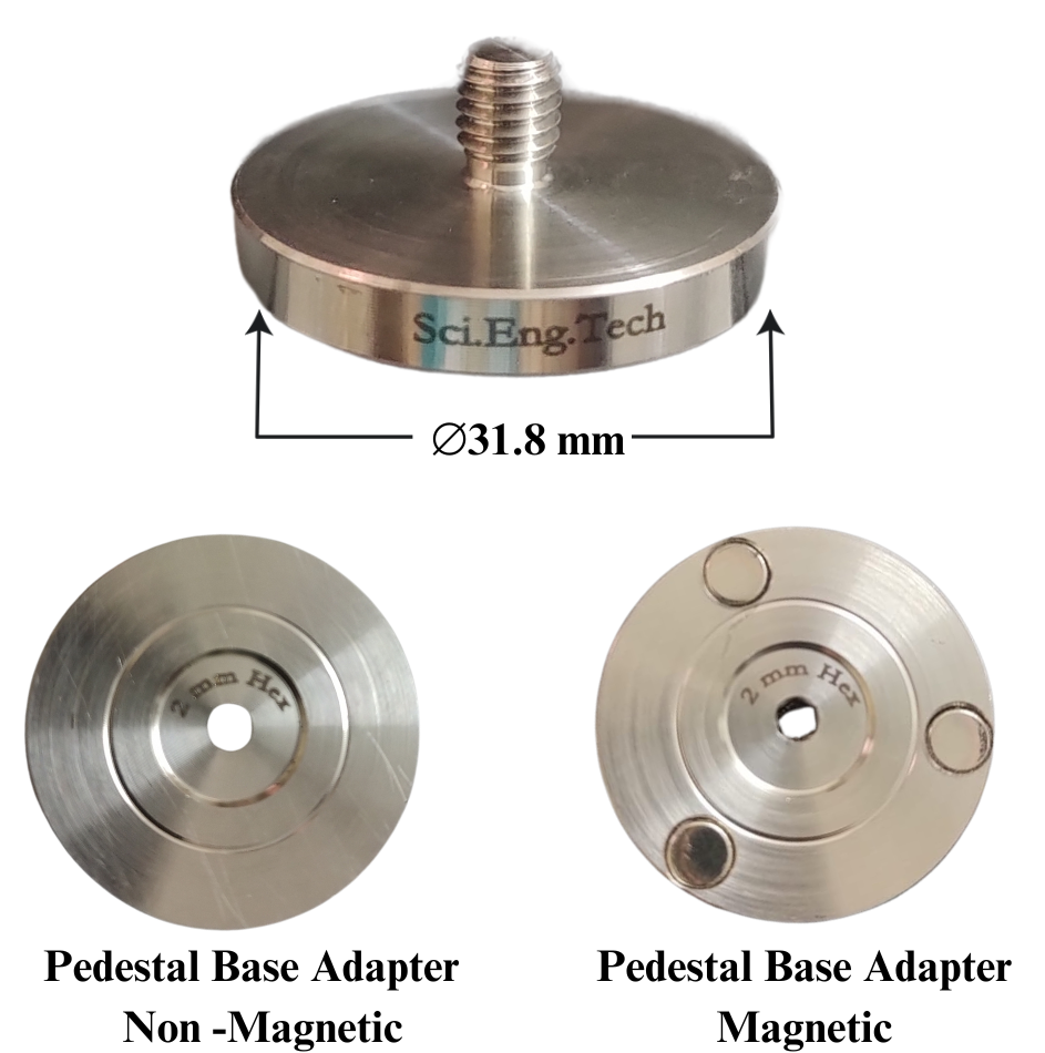 Magnetic and Non-Magnetic Studded Base Adapter